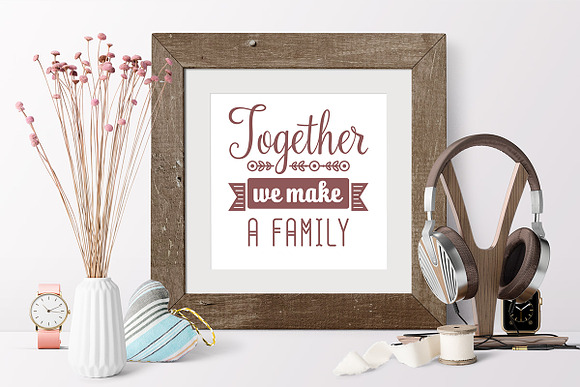 Love Family Quotes. SVG bundle in Illustrations - product preview 4