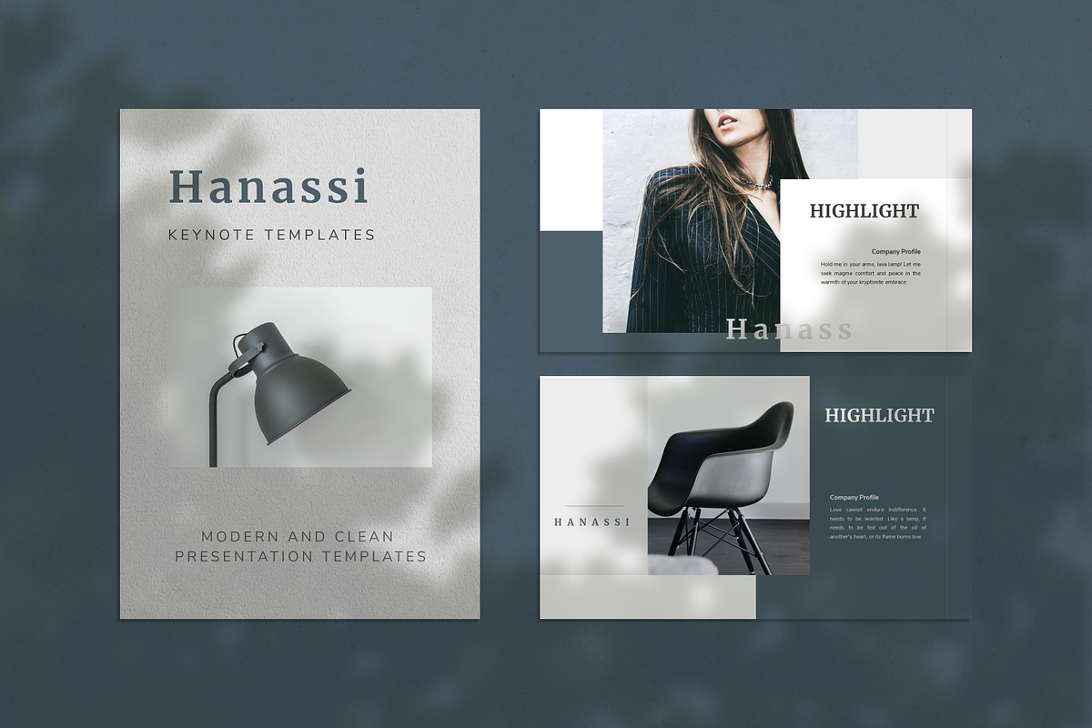Hanassi Creative Keynote Template in Keynote Templates - product preview 8