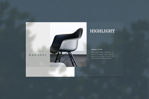 Hanassi Creative Keynote Template in Keynote Templates - product preview 3