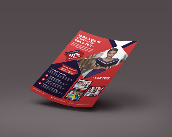 Admission Flyer Templates in Flyer Templates - product preview 3