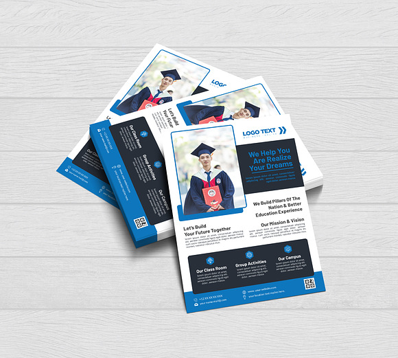 Admission Flyer Templates in Flyer Templates - product preview 4