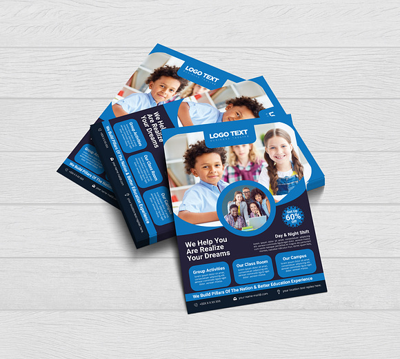 Education Flyer in Flyer Templates - product preview 1