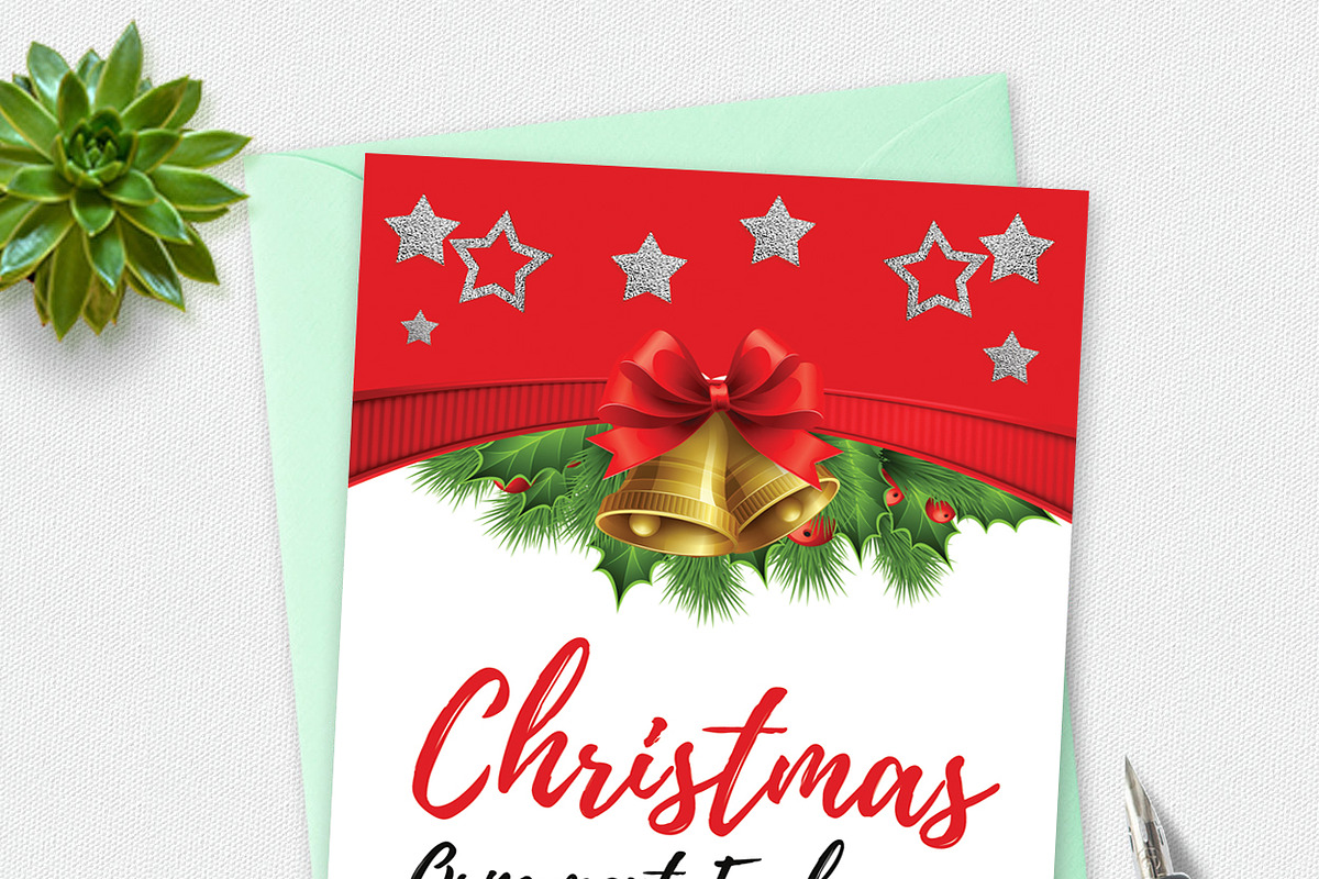 Christmas Concert Card Template in Card Templates - product preview 8