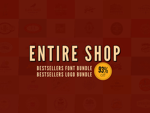 ENTIRE SHOP BUNDLE in Logo Templates - product preview 21