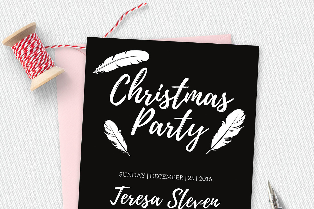 Christmas Concert Card Template in Card Templates - product preview 8