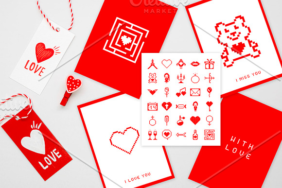 Pixel Font and Valentines Day Pack in Display Fonts - product preview 3
