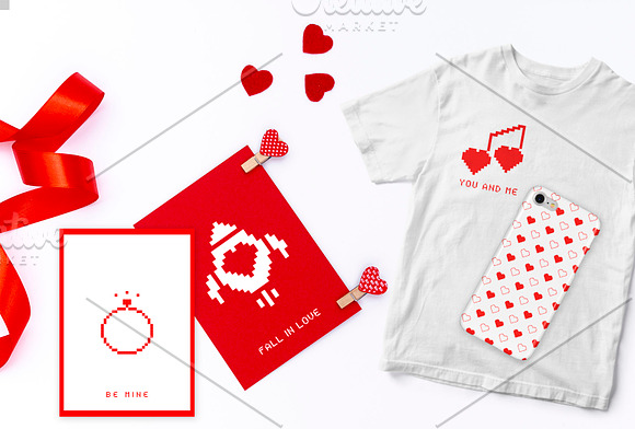 Pixel Font and Valentines Day Pack in Display Fonts - product preview 9