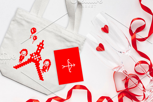 Pixel Font and Valentines Day Pack in Display Fonts - product preview 11