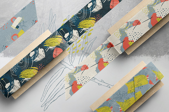 Sea ​​buckthorn vector collection in Patterns - product preview 7