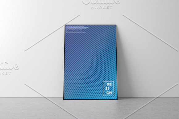 Colorful bright striped covers in Brochure Templates - product preview 1