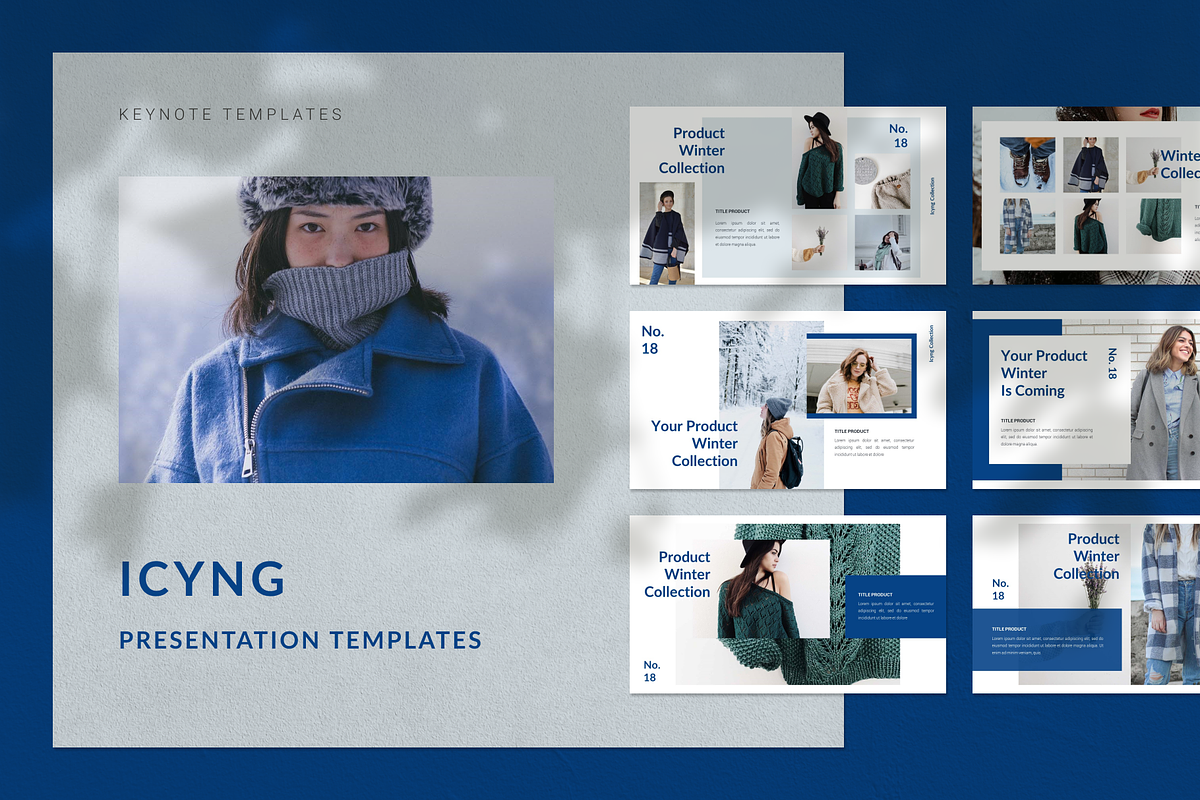 Icyng Keynote Template+ in Keynote Templates - product preview 8