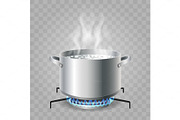 Cooking boiling water
