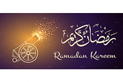 Ramadan cannon background
