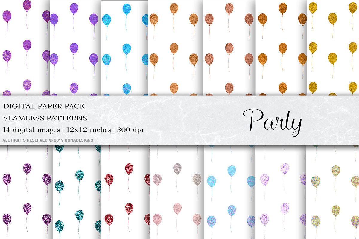 Party Seamless Patterns in Patterns - product preview 8