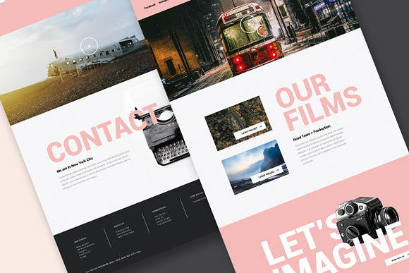 Creative Design & Video - Website in Landing Page Templates - product preview 1