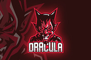 Dracula E-Sport Logo Template