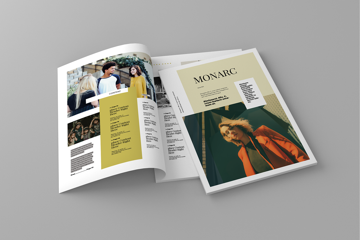 Monarc - Magazine Template in Magazine Templates - product preview 8