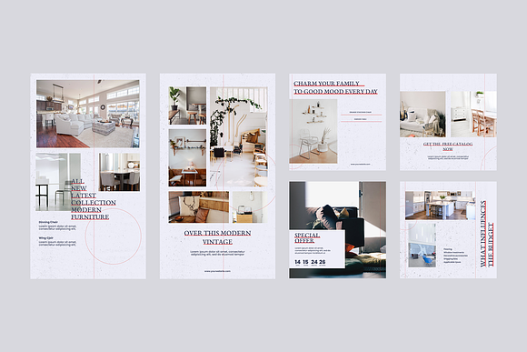 Interior Instagram Templates in Instagram Templates - product preview 5