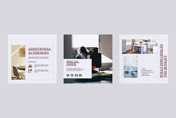 Interior Instagram Templates in Instagram Templates - product preview 8