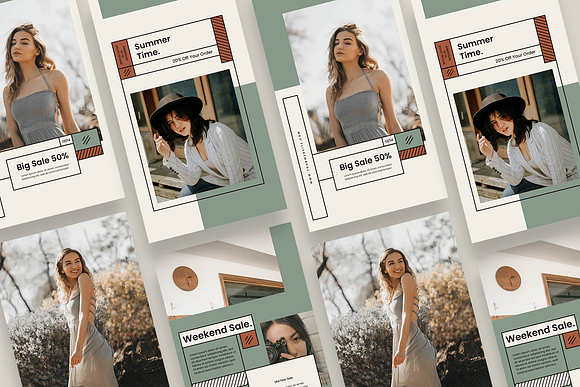 Fashion Instagram Templates in Instagram Templates - product preview 3