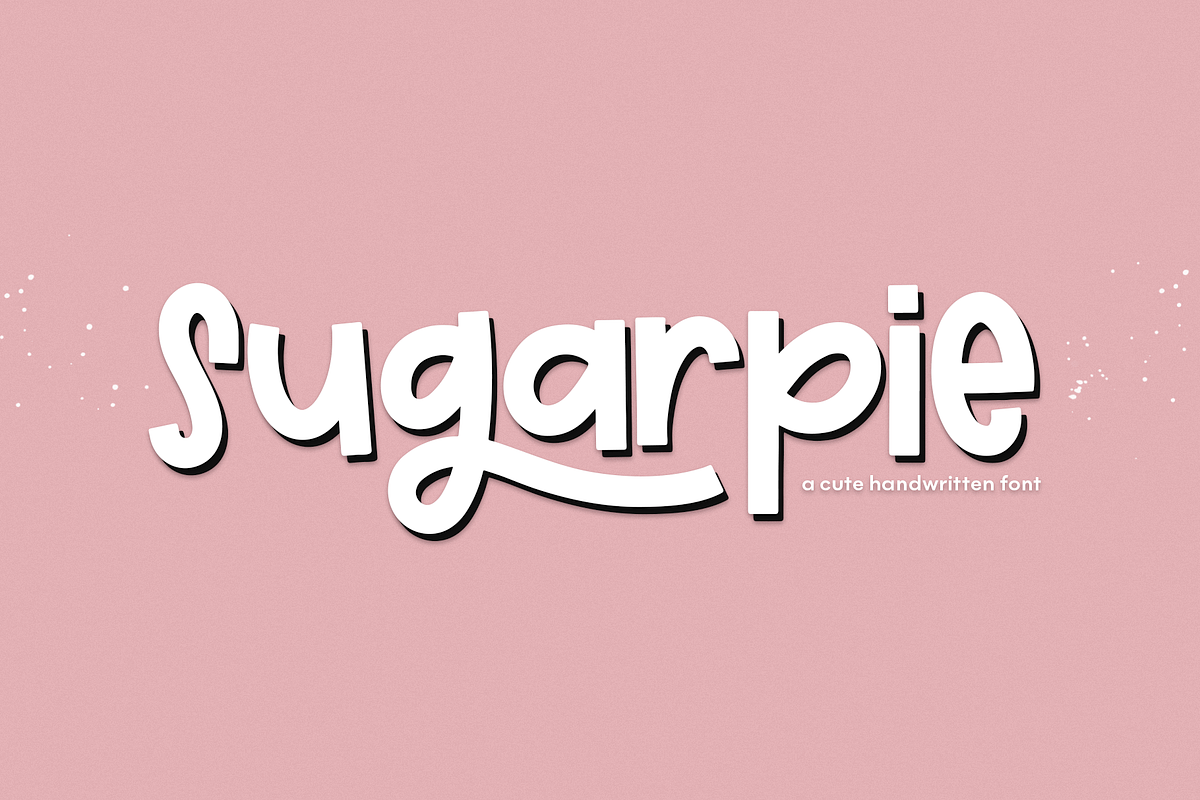 Sugarpie | Cute & Chunky Font in Display Fonts - product preview 8