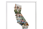California Photo Collage Template