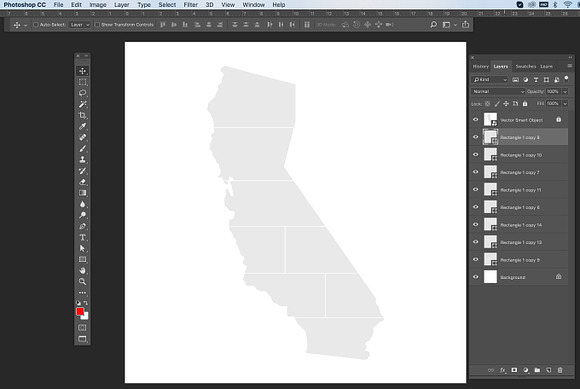 California Photo Collage Template in Stationery Templates - product preview 1