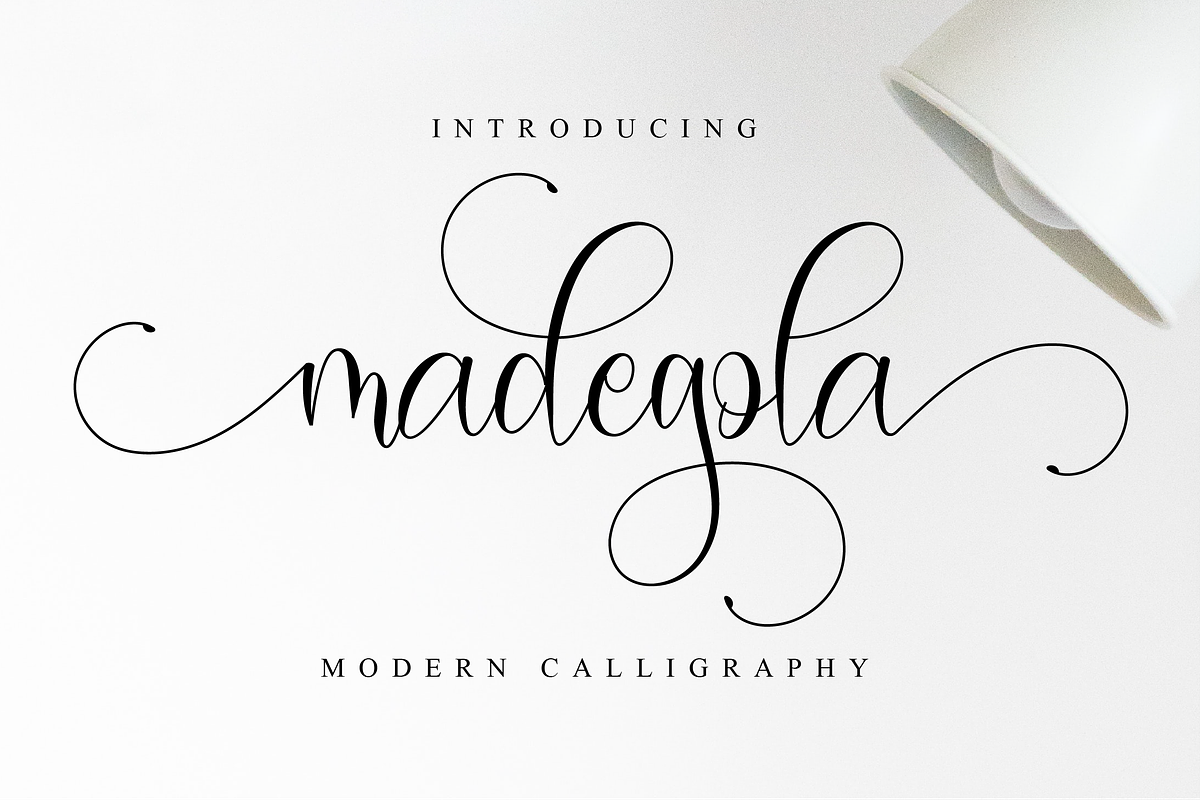 Madegola Script in Script Fonts - product preview 8