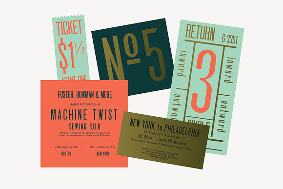 New Bowman Font Bundle (+ webfonts) in Display Fonts - product preview 2