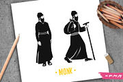 Monk. Faith. Christianity.