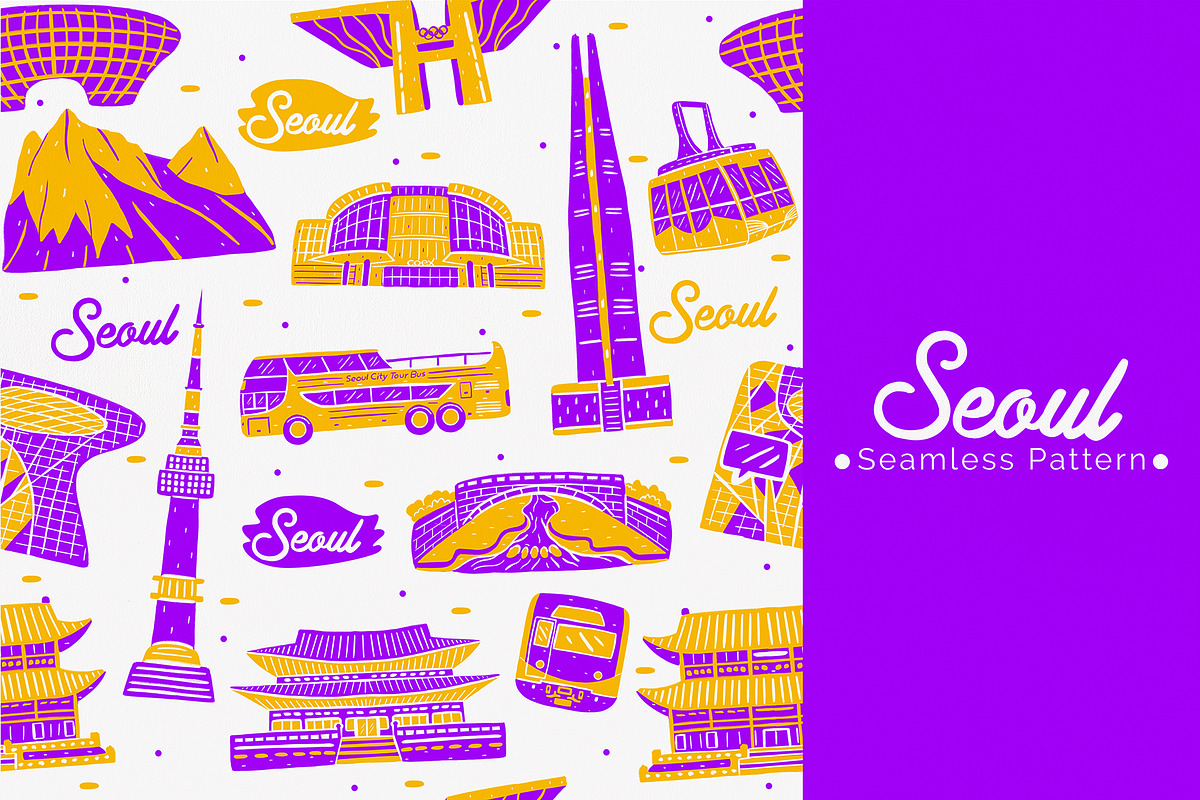 Seoul Seamless Pattern in Patterns - product preview 8