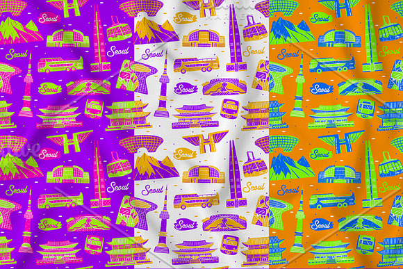 Seoul Seamless Pattern in Patterns - product preview 2