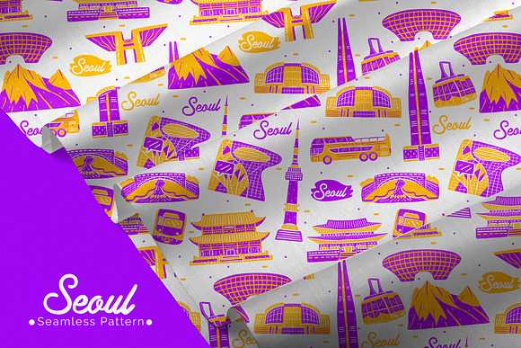 Seoul Seamless Pattern in Patterns - product preview 4