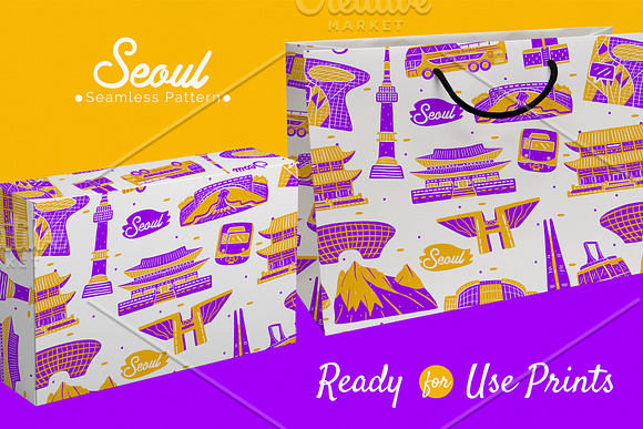 Seoul Seamless Pattern in Patterns - product preview 6