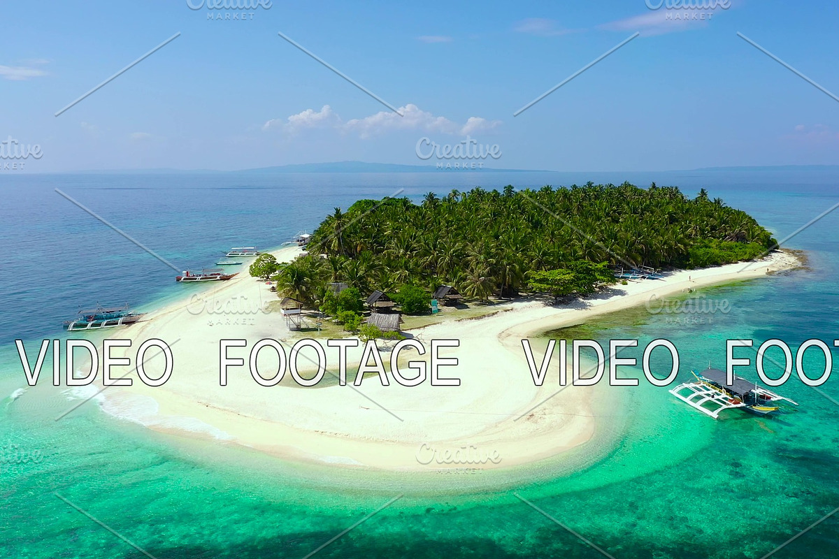 The island of white sand on a large in Graphics - product preview 8