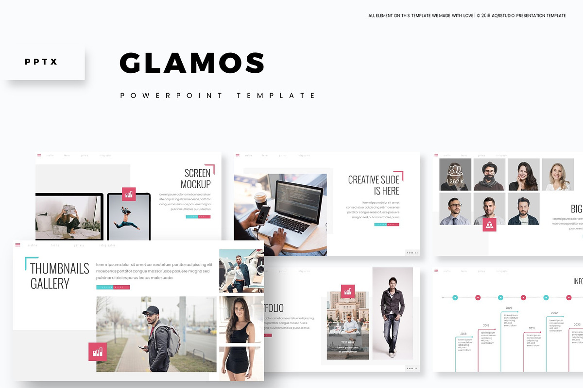 Glamos - Powerpoint Template in PowerPoint Templates - product preview 8
