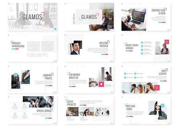 Glamos - Powerpoint Template in PowerPoint Templates - product preview 1
