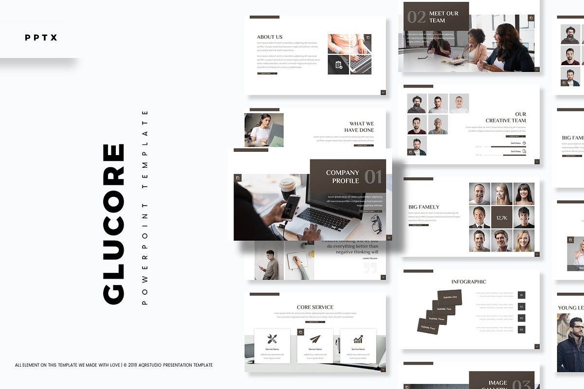 Glucore - Powerpoint Template in PowerPoint Templates - product preview 8