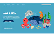 Save ocean landing page
