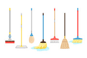 Brooms and mops equipment