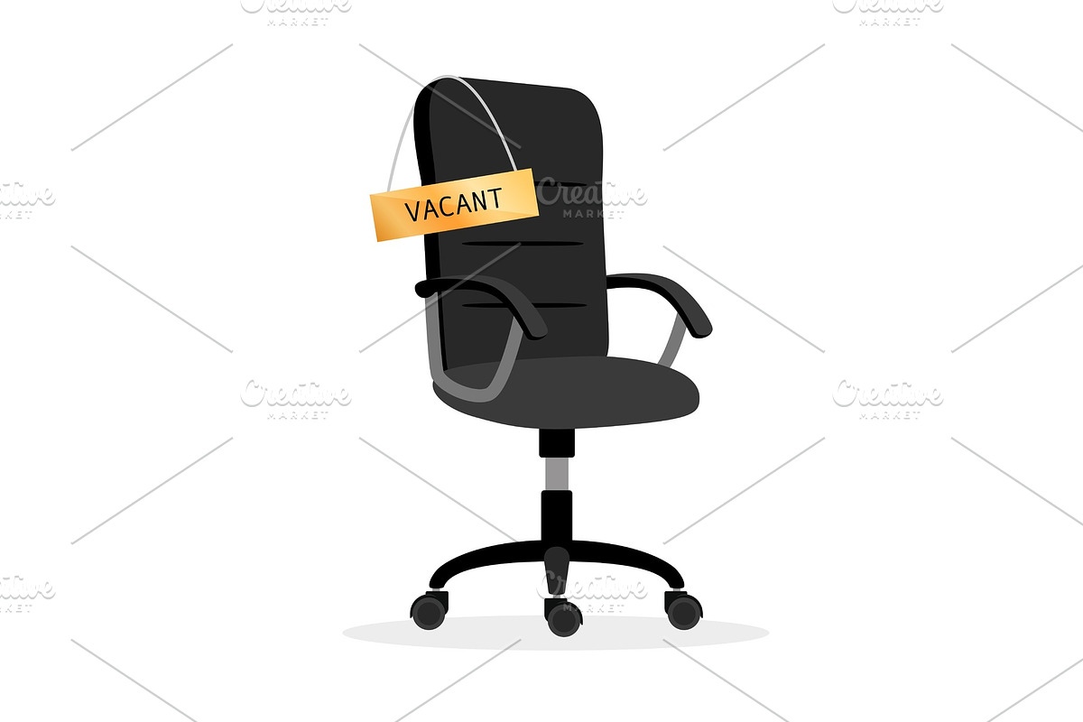 Vacant office chair in Illustrations - product preview 8