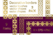 Decorative borders pack 3
