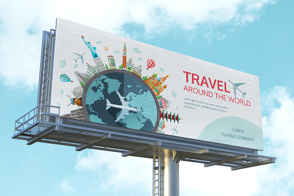 Travel Web Design Banners Set in Illustrations - product preview 5