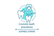 Cosmetic tooth procedures icon