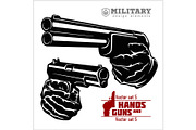 Hands with shotgun and Pistol -