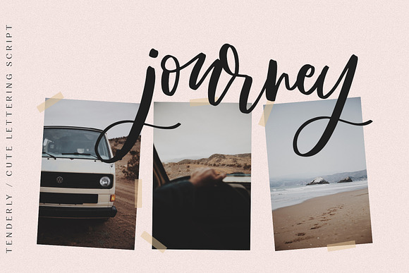 Tenderly / Luxury Script in Script Fonts - product preview 1