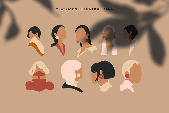 MODERN women illustrations in Illustrations - product preview 6