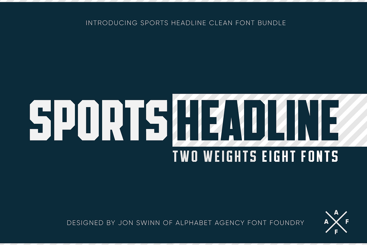 SPORTS HEADLINE (8 FONTS) in Display Fonts - product preview 8