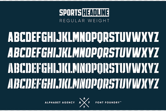 SPORTS HEADLINE (8 FONTS) in Display Fonts - product preview 3