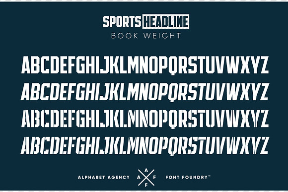 SPORTS HEADLINE (8 FONTS) in Display Fonts - product preview 4